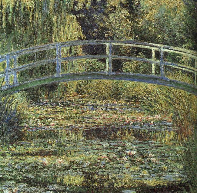 Claude Monet Waterlilies and Japanese Bridge Spain oil painting art